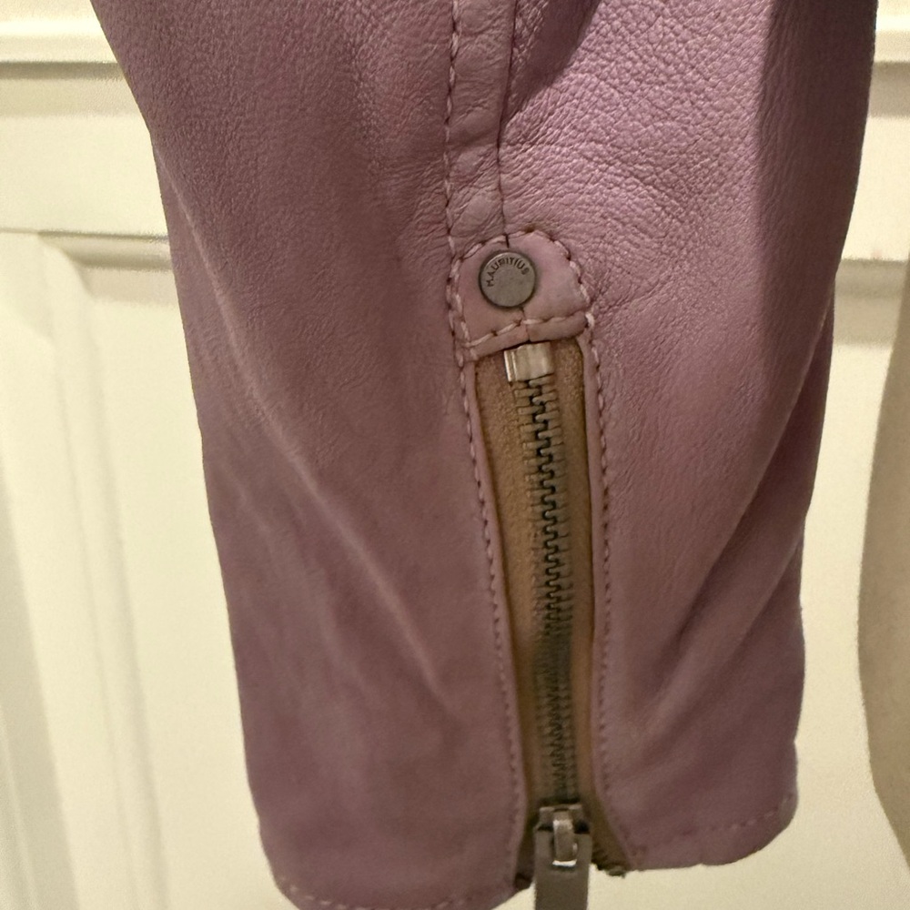 MAURITIUS SzS NWT Lavender/Purple Biker/Moto Jacket - Picture 6 of 6